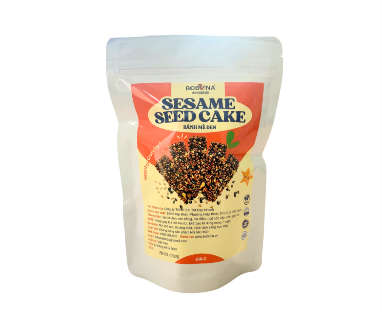 BÁNH MÈ ĐEN - SESAME SEED CAKE