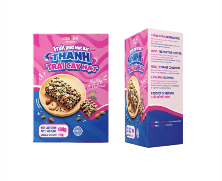THANH TRÁI CÂY HẠT - FRUIT AND NUT BAR